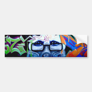 Autocollant De Voiture Adhésif pour pare-chocs de portrait de graffiti