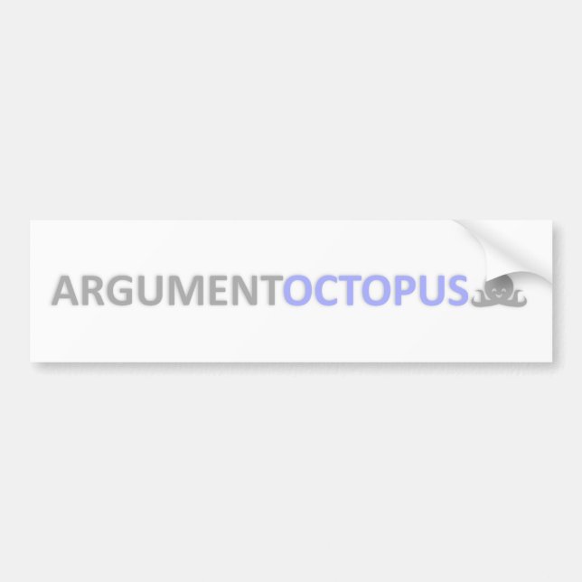 Autocollant De Voiture Adhésif pour pare-chocs de poulpe d'argument (Devant)