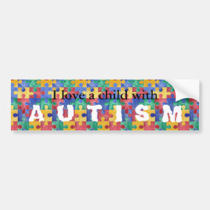 Autocollant De Voiture Adhésif pour pare-chocs de puzzle d'aquarelle de