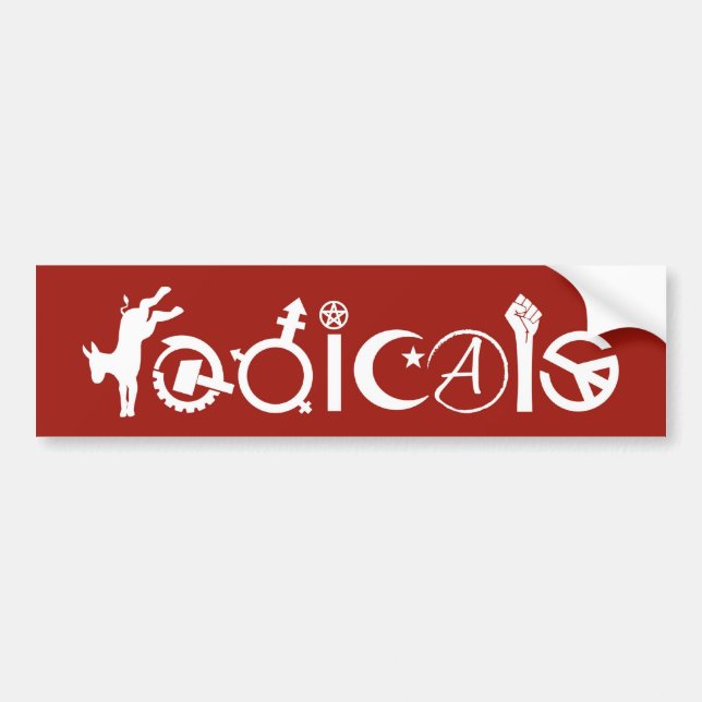 Autocollant De Voiture Adhésif pour pare-chocs de radicaux (Devant)