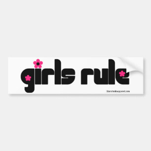 Autocollant De Voiture Adhésif pour pare-chocs de règle de filles