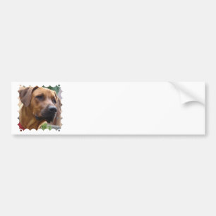 Autocollant De Voiture Adhésif pour pare-chocs de Rhodesian Ridgeback
