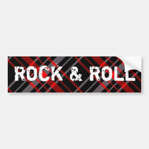 Autocollant De Voiture Adhésif pour pare-chocs de rock de plaid
