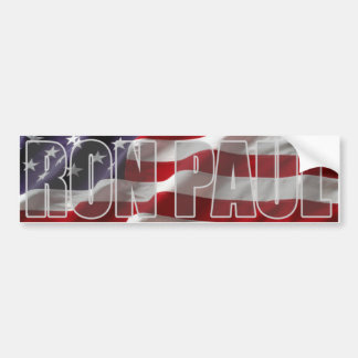 Autocollant De Voiture Adhésif pour pare-chocs de Ron Paul