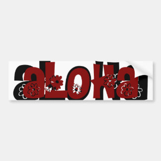 Autocollant De Voiture adhésif pour pare-chocs de rouge aloha