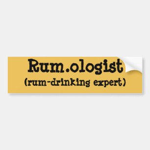 Autocollant De Voiture Adhésif pour pare-chocs de Rum.ologist