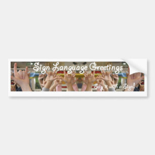 Autocollant De Voiture Adhésif pour pare-chocs de salutations de SL
