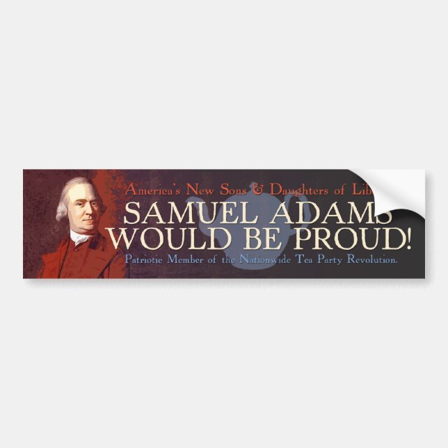Autocollant De Voiture Adhésif pour pare-chocs de Samuel Adams (Devant)
