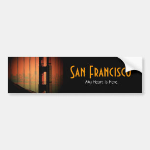 Autocollant De Voiture Adhésif pour pare-chocs de San Francisco -