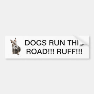 Autocollant De Voiture Adhésif pour pare-chocs de Scottie