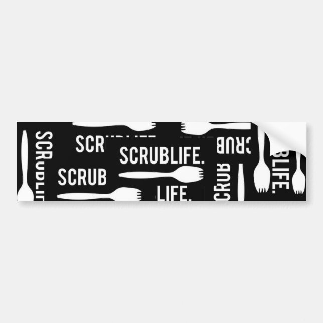 Autocollant De Voiture Adhésif pour pare-chocs de Scrublife (Devant)