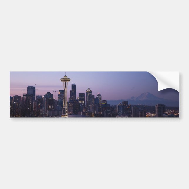 Autocollant De Voiture Adhésif pour pare-chocs de Seattle Washington (Devant)
