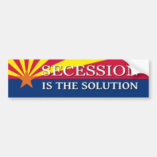 Autocollant De Voiture Adhésif pour pare-chocs de secession de l'Arizona