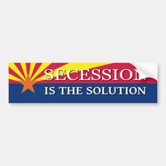 Autocollant De Voiture Adhésif pour pare-chocs de secession de l'Arizona