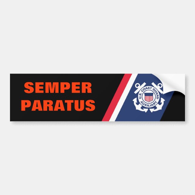 Autocollant De Voiture Adhésif pour pare-chocs de Semper Paratus (Devant)