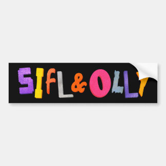 Autocollant De Voiture Adhésif pour pare-chocs de Sifl et d'Olly