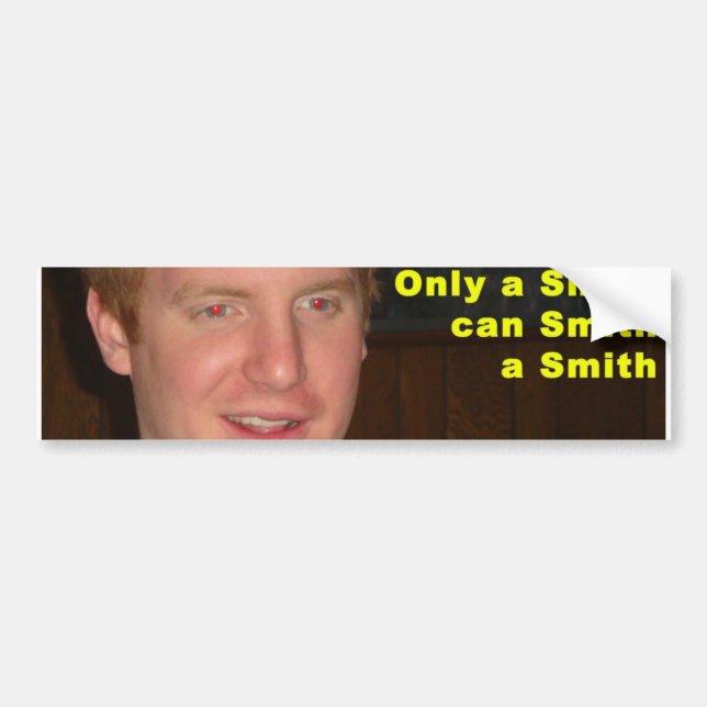 Autocollant De Voiture Adhésif pour pare-chocs de Smith (Devant)