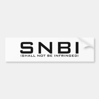 Autocollant De Voiture Adhésif pour pare-chocs de SNBI