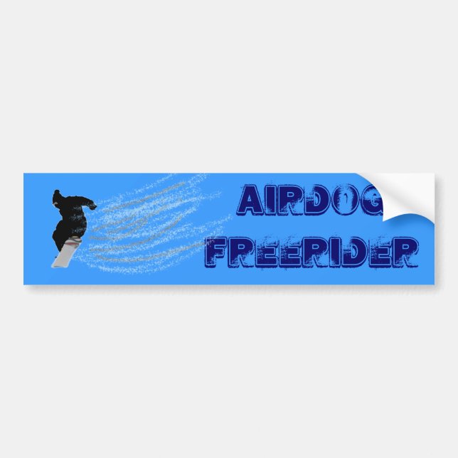 Autocollant De Voiture Adhésif pour pare-chocs de snowboarding (Devant)