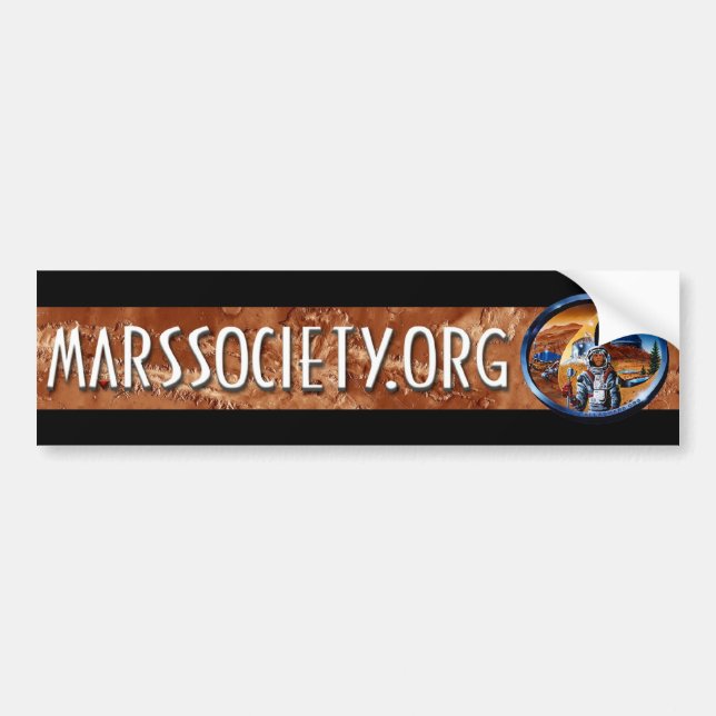 Autocollant De Voiture Adhésif pour pare-chocs de société de Mars (Devant)