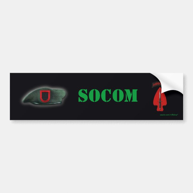 Autocollant De Voiture adhésif pour pare-chocs de socom de commande (Devant)