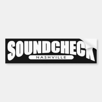 Autocollant De Voiture Adhésif pour pare-chocs de Soundcheck Nashville