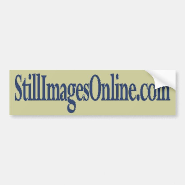 Autocollant De Voiture adhésif pour pare-chocs de StillImagesOnline.com (Devant)