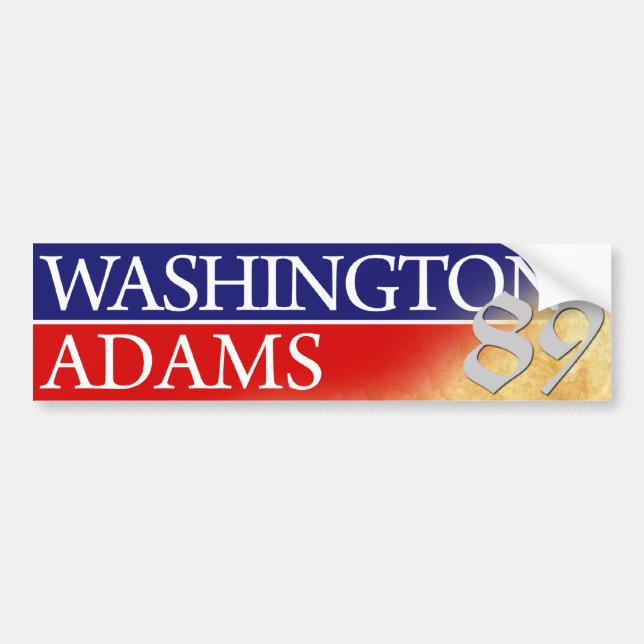 Autocollant De Voiture Adhésif pour pare-chocs de style de Washington - (Devant)
