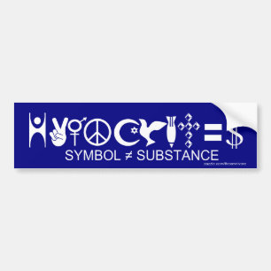 Autocollant De Voiture adhésif pour pare-chocs de substance de symbole