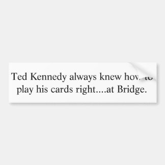 Autocollant De Voiture Adhésif pour pare-chocs de Ted Kennedy