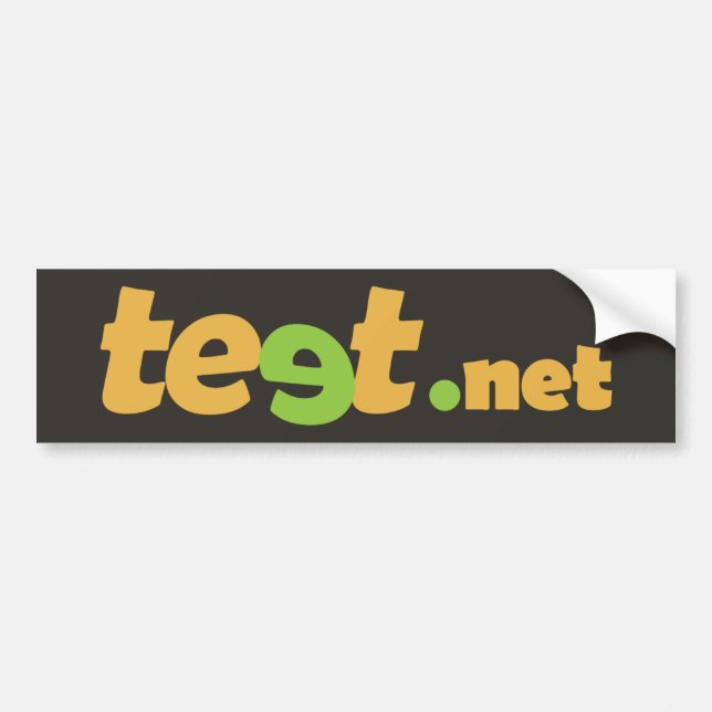 Autocollant De Voiture adhésif pour pare-chocs de Teet (Devant)