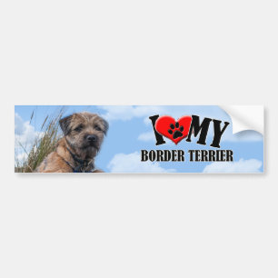 Autocollant De Voiture Adhésif pour pare-chocs de Terrier de frontière