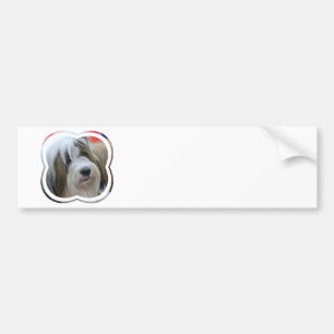 Autocollant De Voiture Adhésif pour pare-chocs de Terrier tibétain