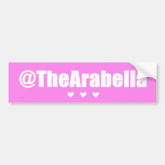 Autocollant De Voiture adhésif pour pare-chocs de @TheArabella