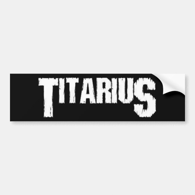 Autocollant De Voiture Adhésif pour pare-chocs de Titarius (Devant)