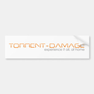 Autocollant De Voiture Adhésif pour pare-chocs de Torrent-Dommages