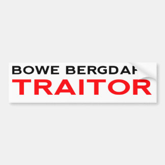 Autocollant De Voiture Adhésif pour pare-chocs de traître de Bergdahl