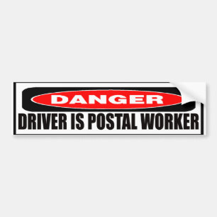 Autocollant De Voiture Adhésif pour pare-chocs de travailleur postal