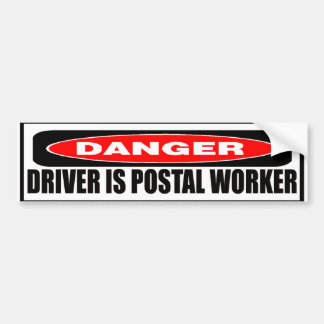 Autocollant De Voiture Adhésif pour pare-chocs de travailleur postal