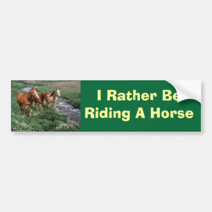 Autocollant De Voiture Adhésif pour pare-chocs de trio de cheval