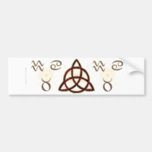 Autocollant De Voiture Adhésif pour pare-chocs de Triquetra