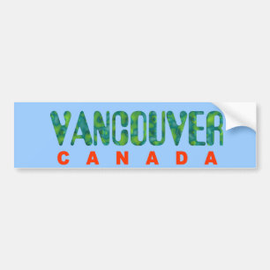 Autocollant De Voiture Adhésif pour pare-chocs de Vancouver Canada
