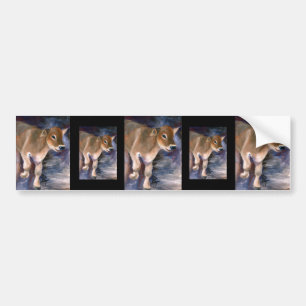 Autocollant De Voiture Adhésif pour pare-chocs de veau de Suisse Brown