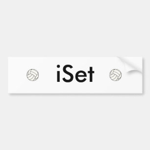 Autocollant De Voiture adhésif pour pare-chocs de volleyball d'iSet