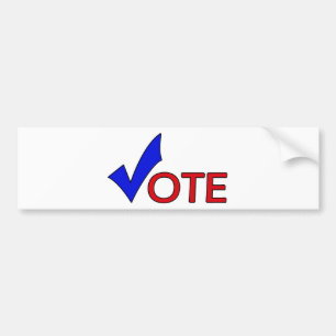 Autocollant De Voiture Adhésif pour pare-chocs de vote