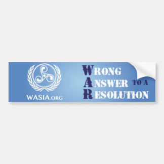 Autocollant De Voiture Adhésif pour pare-chocs de WASIA (bleu)