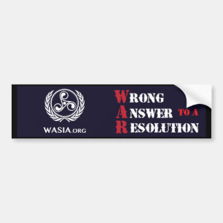 Autocollant De Voiture Adhésif pour pare-chocs de WASIA (noir)