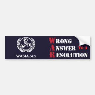 Autocollant De Voiture Adhésif pour pare-chocs de WASIA (noir)
