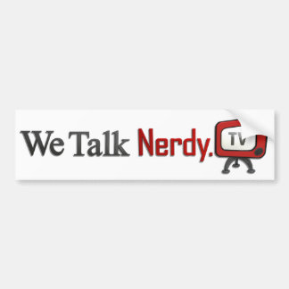 Autocollant De Voiture Adhésif pour pare-chocs de WeTalkNerdy.tv