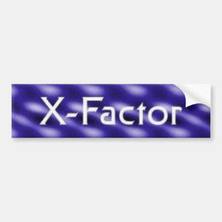Autocollant De Voiture Adhésif pour pare-chocs de X-Facteur